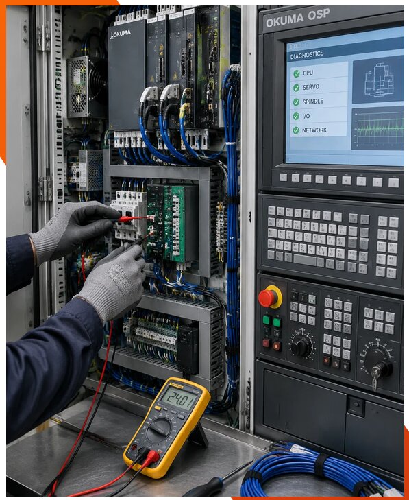 Ремонт систем ЧПУ Okuma OSP в Севастополе